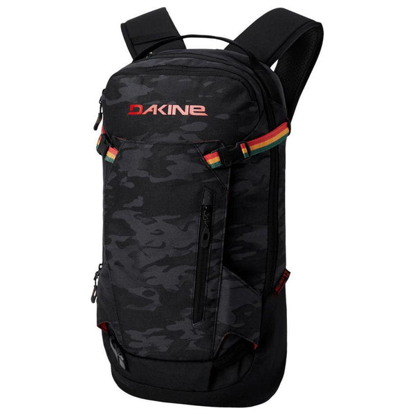Dakine Heli Pack 12L ボード用バックパック 黒（新品同様） OUTLET】DAKINE メンズ HELI PACK 12L バックパック/リュック PUR