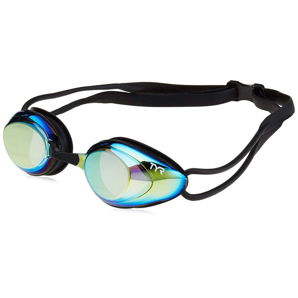 tyr race goggles TYR Black Hawk Racing Mirrored Goggles