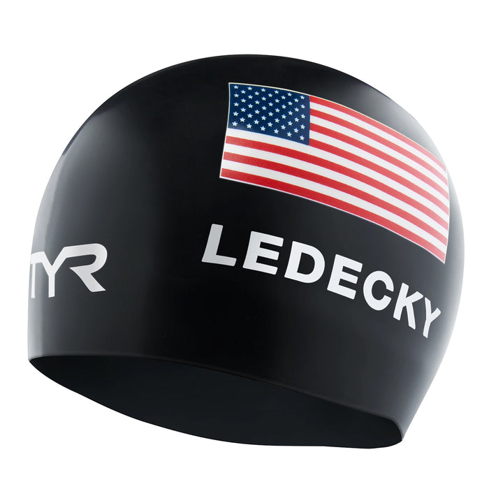 TYR Adult Katie Ledecky Silicone Swim Cap