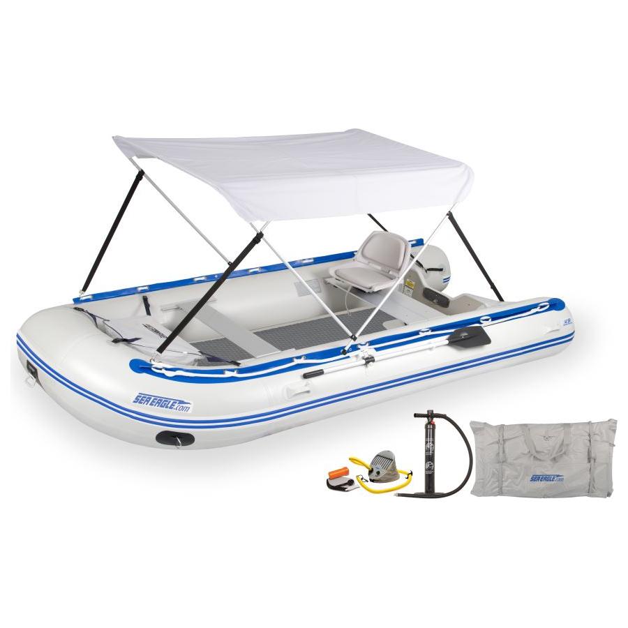 Sea Eagle 14 Sport Runabout Drop-Stitch Swivel Seat Canopy Package