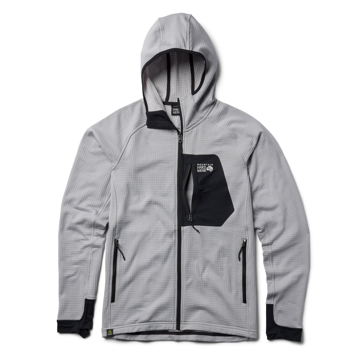 Mountain Hardwear Men's Polartec Power Grid Full Zip Hoody