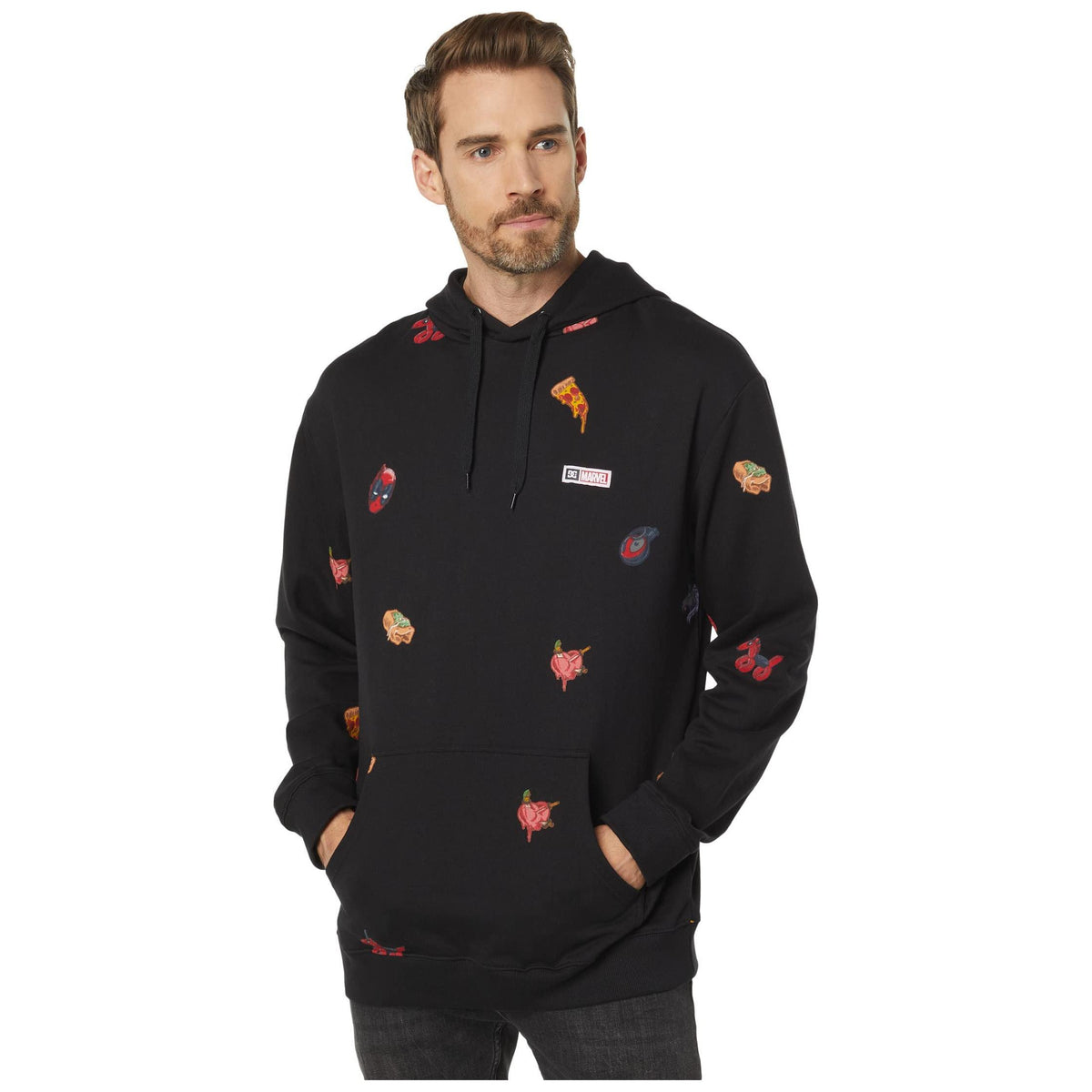 DC Men&#39;s Deadpool All Over Hoodie