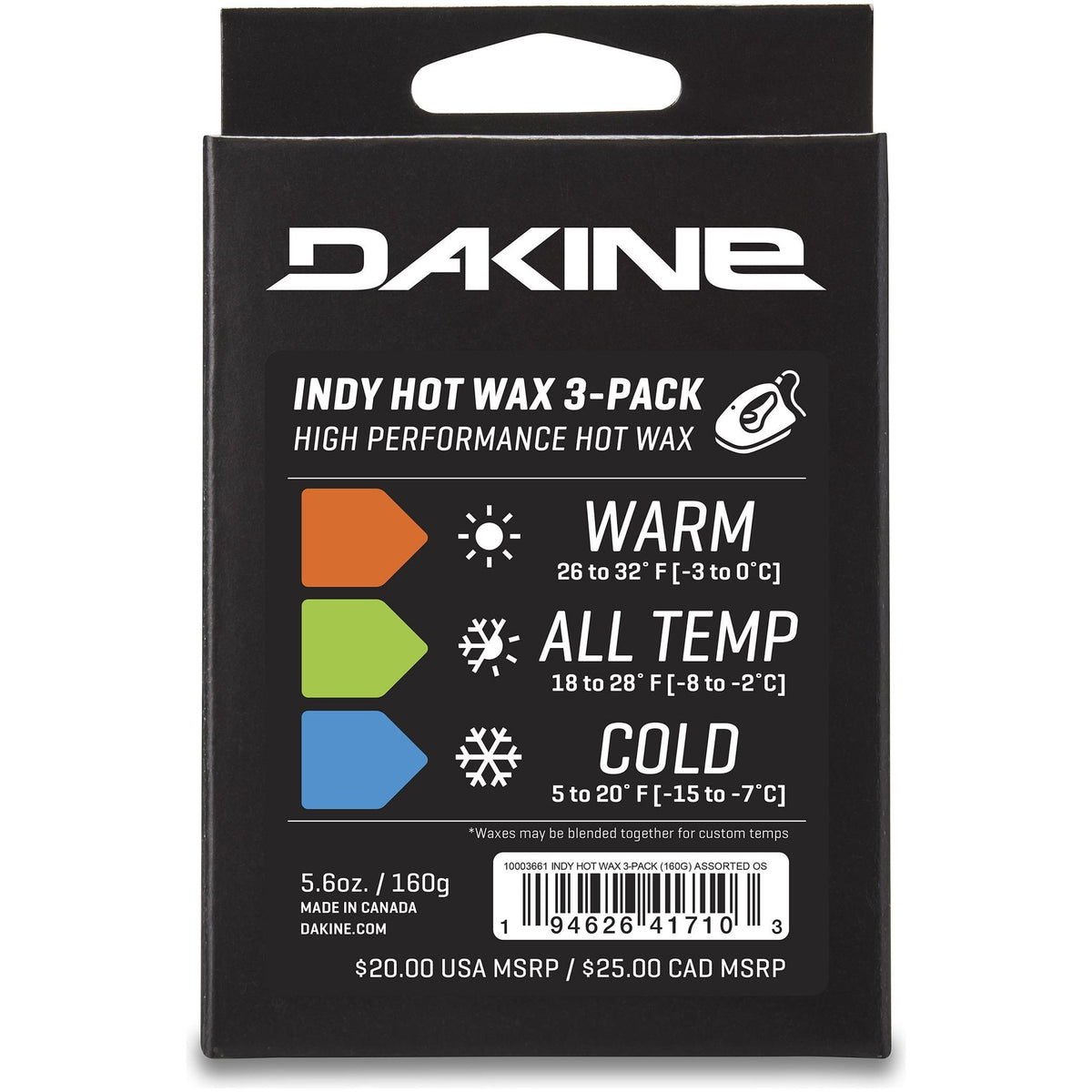 Dakine Indy Hot Wax 3-Pack