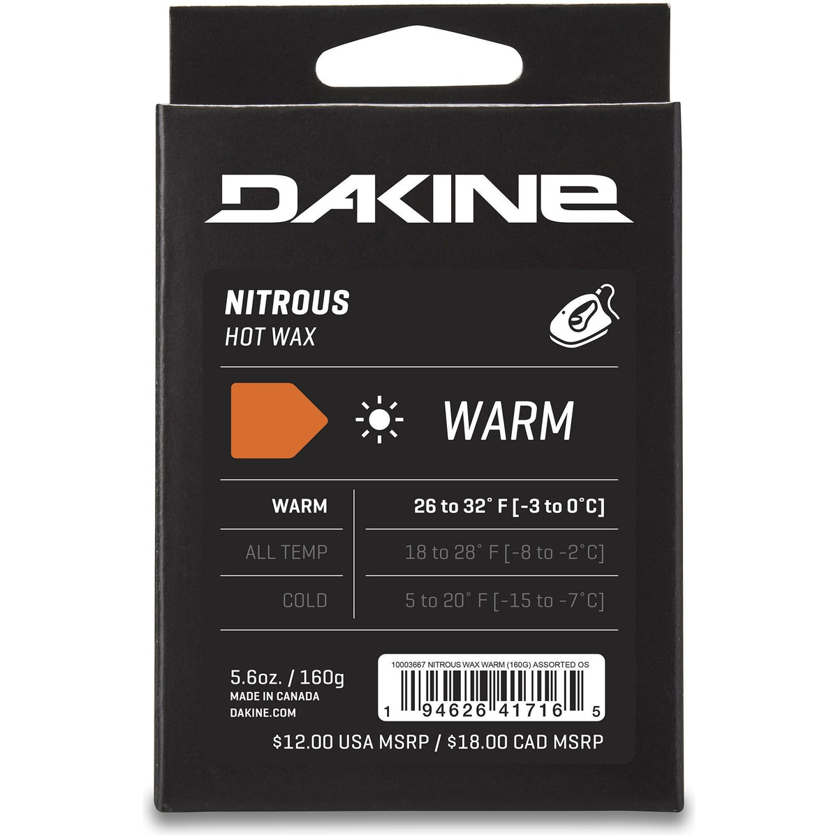 Dakine Nitrous Wax - Warm