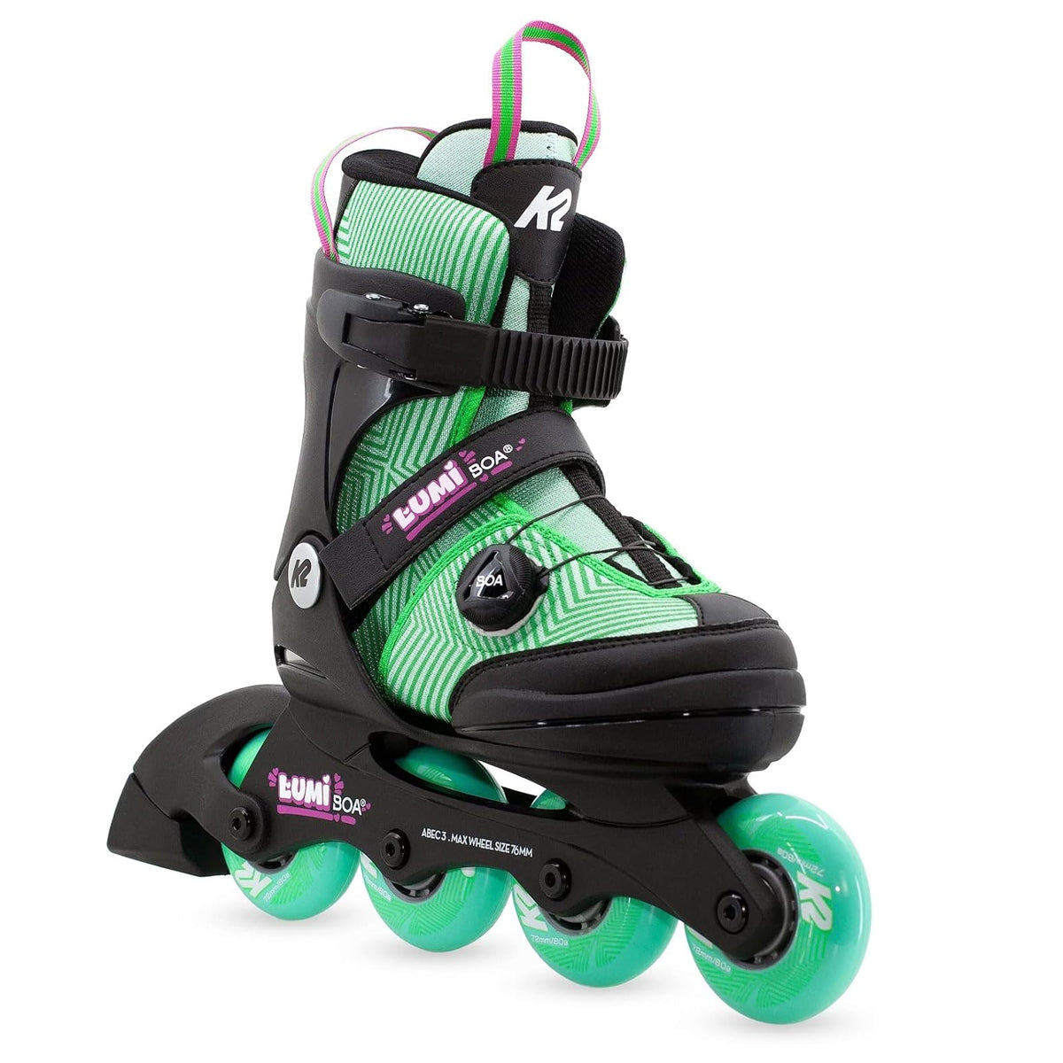 K2 Youth Lumi BOA Adjustable Inline Skates