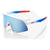 TotalEnergies Team Matte White/Metallic Blue; HiPER Blue Multilayer Mirror