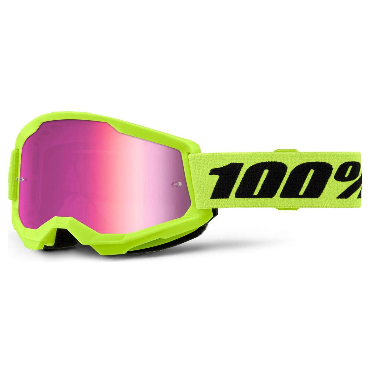 100% Strata 2 Moto/MTB Goggle - Stone; Clear