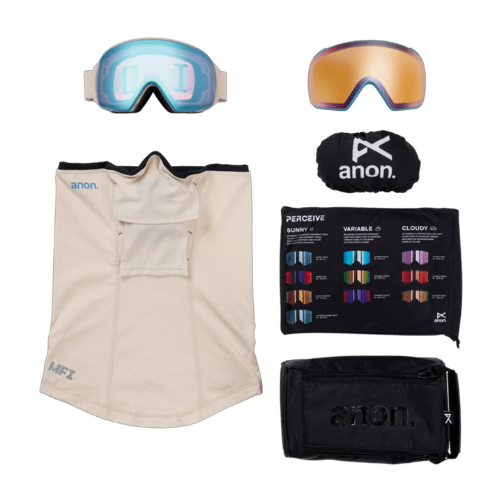 Anon M4 Goggles (Toric) + Bonus Lens + MFI Face Mask