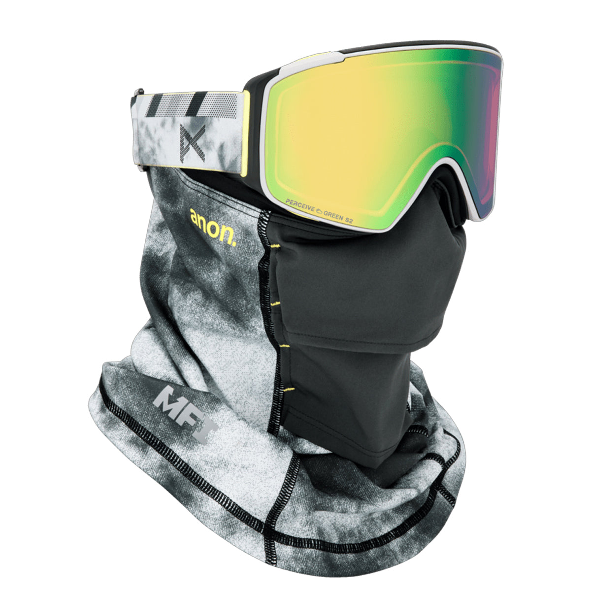Anon M4S Goggles (Cylindrical) + Bonus Lens + MFI Face Mask