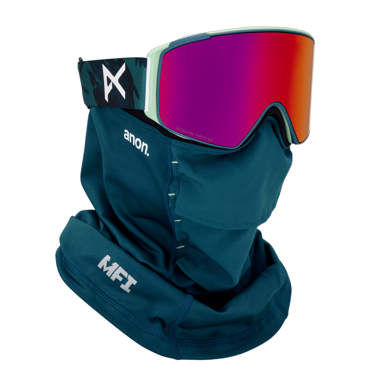 Anon M4S Goggles (Cylindrical) + Bonus Lens + MFI Face Mask