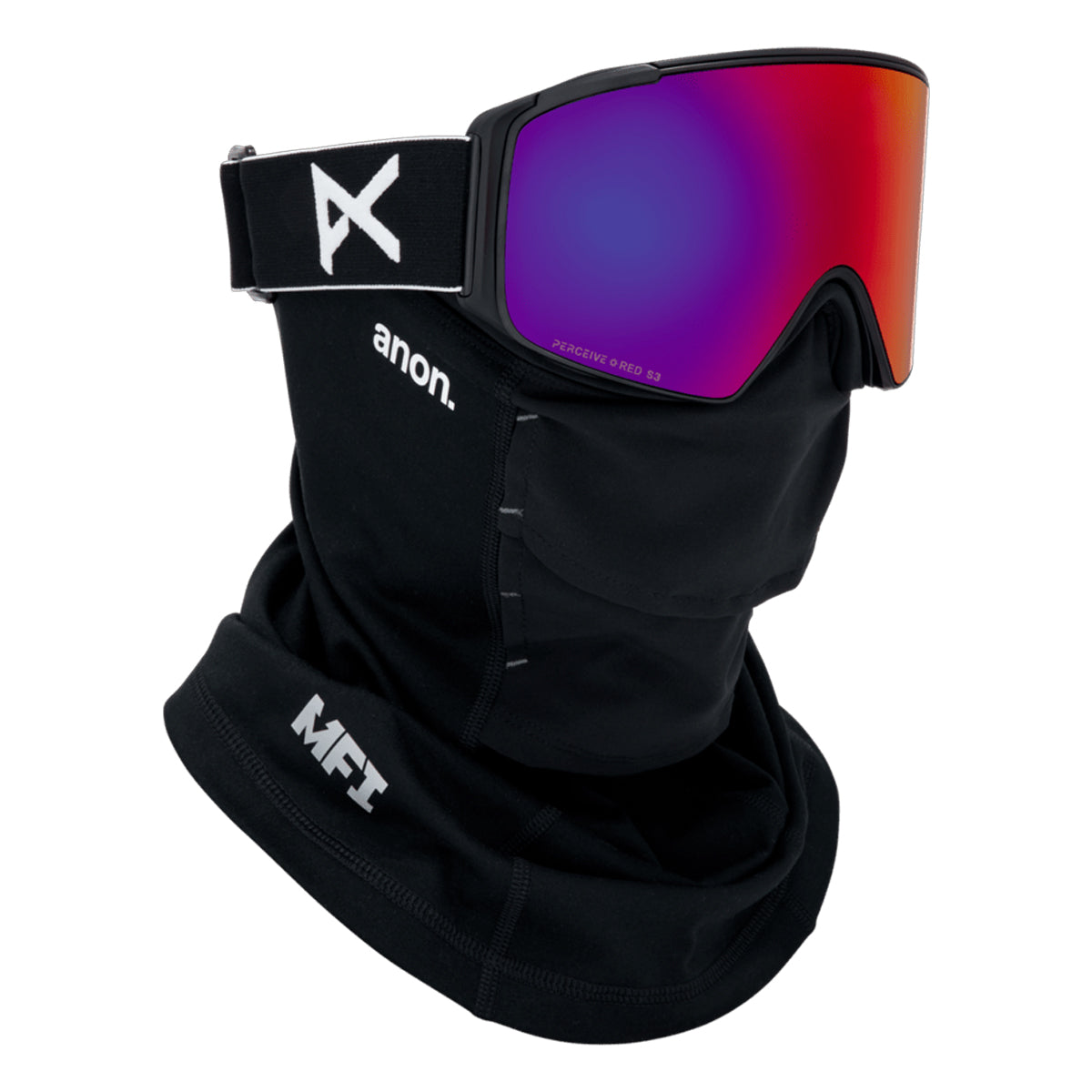 Anon M4S Goggles (Cylindrical) + Bonus Lens + MFI Face Mask
