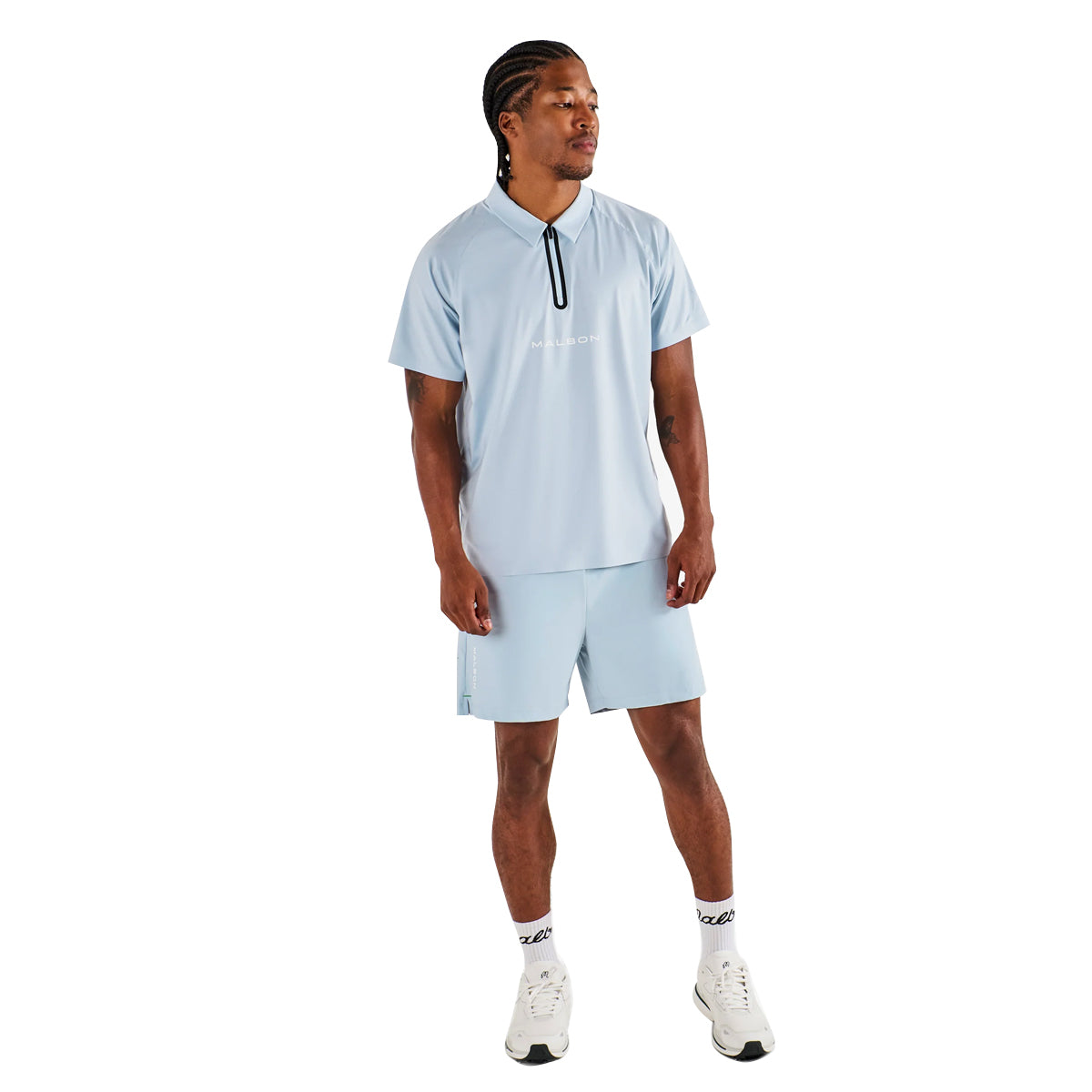 Malbon Performance ZIP Raglan Polo