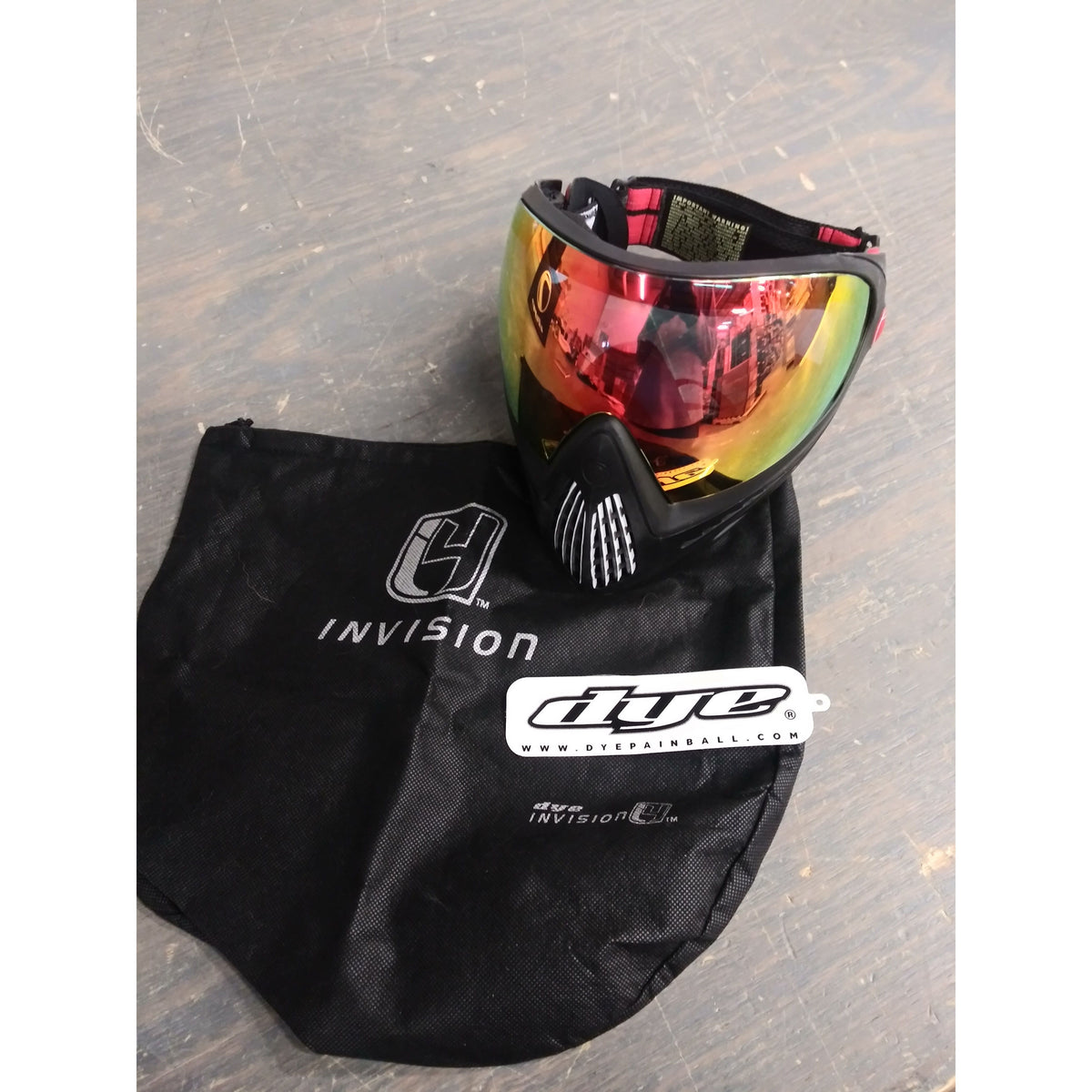 Dye Precision I4 Thermal Paintball Goggle - Dirty Bird - Used - Acceptable