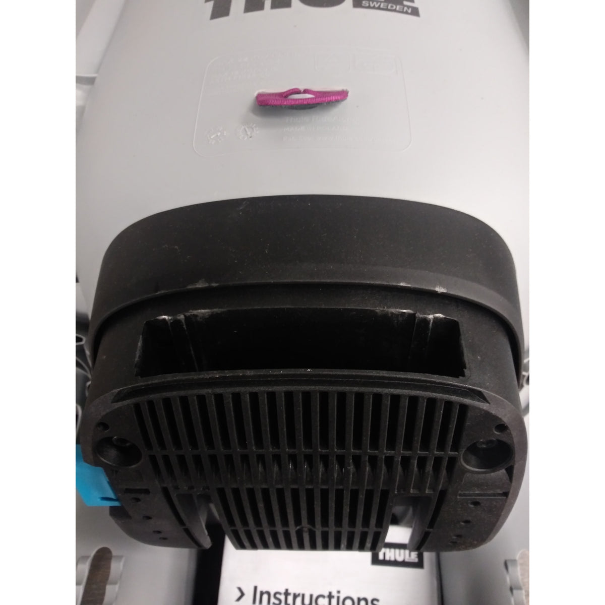 Thule RideAlong Child Bike Seat - Light Grey - Used - Acceptable