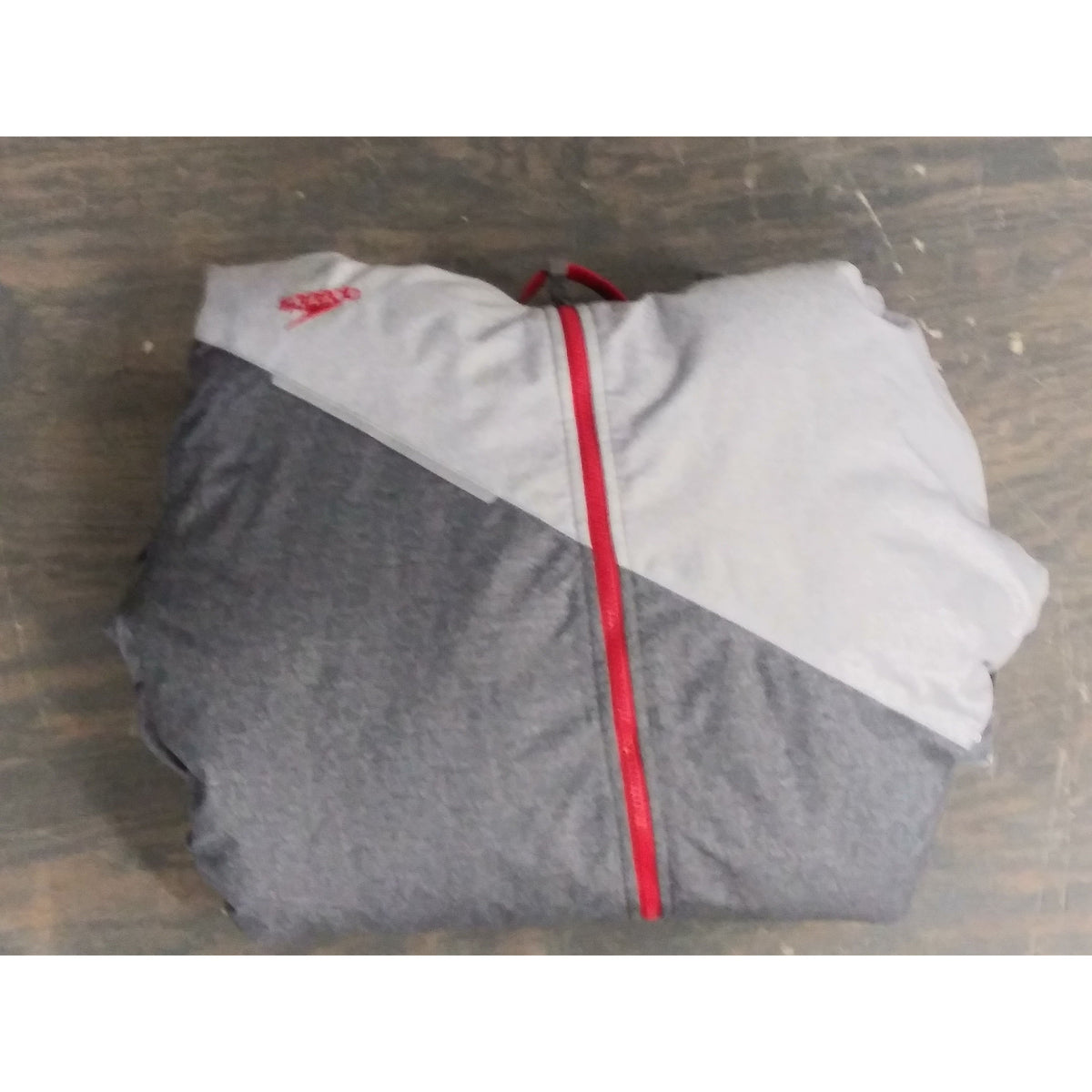 Speedo Unisex Color Block Parka - Red/Grey - X-Large - Used - Good