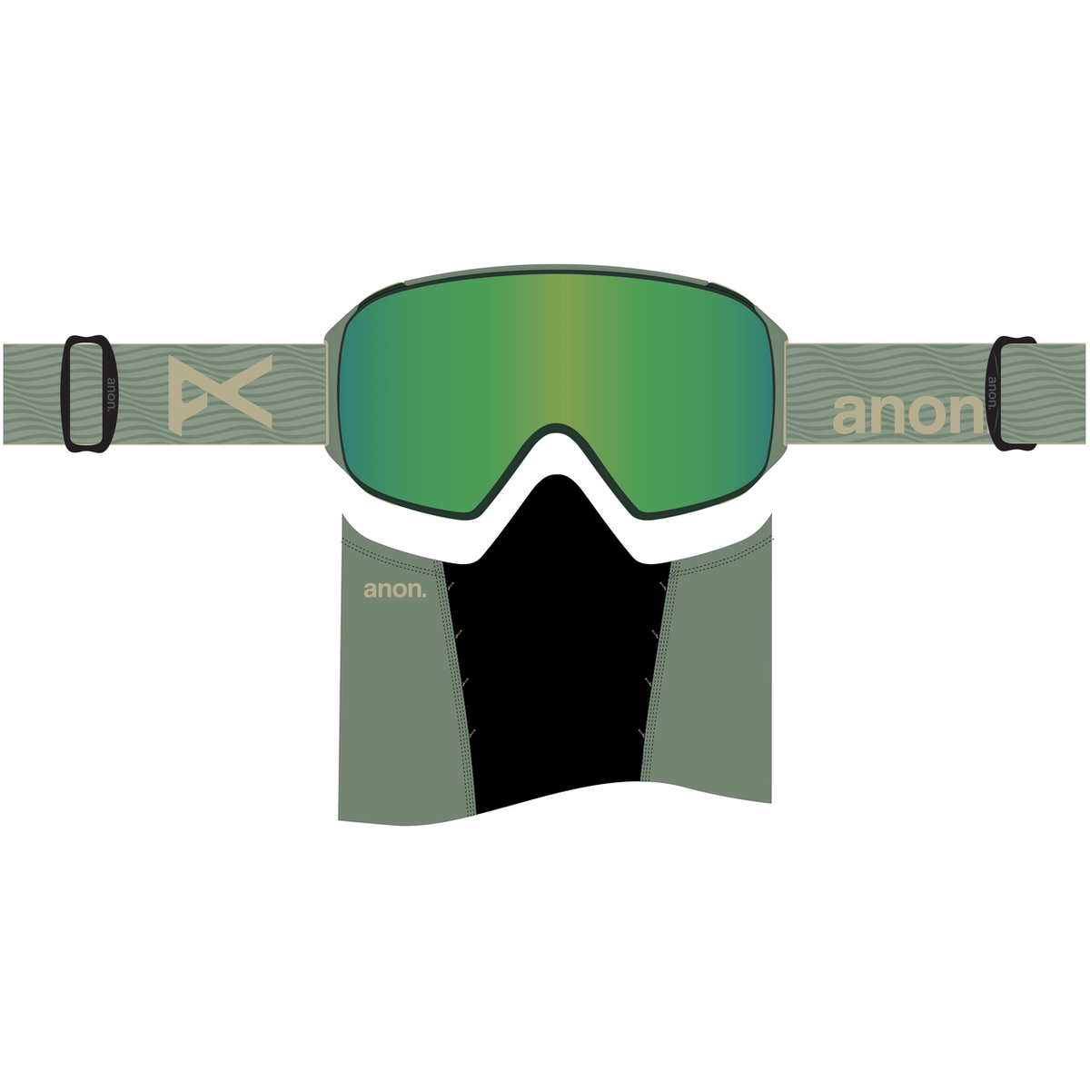 anon M4 スペアレンズ SONAR Green anon M4 Toric レンズ スノー anon M4 スペアレンズ SONAR Green anon M4 Toric レンズ スノー