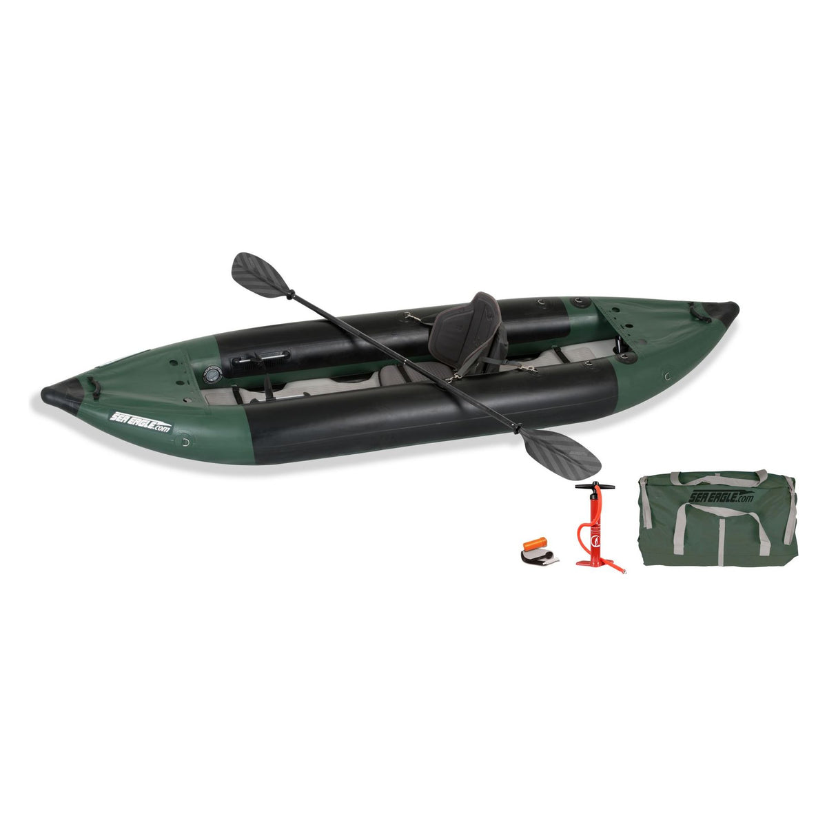 Sea Eagle 350fx Explorer Fishing Kayak Pro Solo Package
