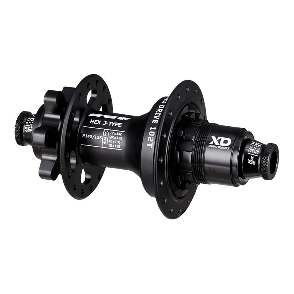 Spank HEX J-Type RS Boost 148 Steel HG, Steel Axle, 32H Rear Hub