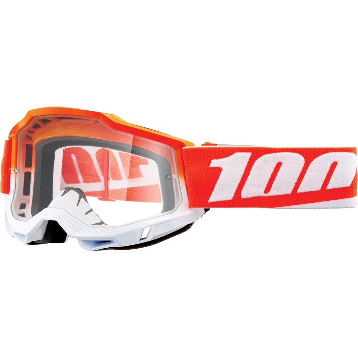 100% Accuri 2 Moto/MTB Goggle - Red; Mirror Red