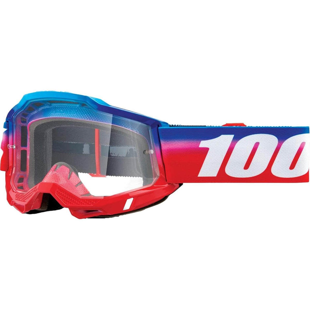 100% Accuri 2 Moto/MTB Goggle - Matigofun; Mirror Red