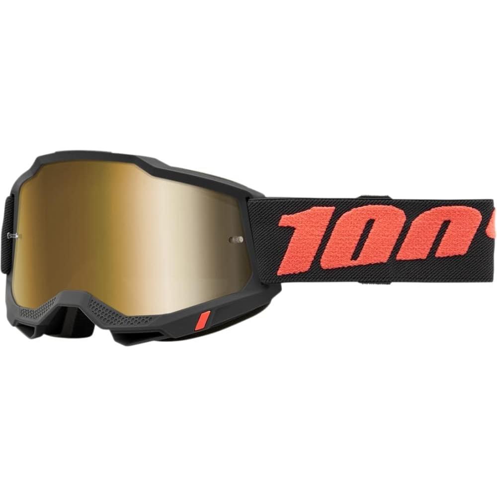 100% Accuri 2 Moto/MTB Goggle - Mifflin; Mirror Silver Flash