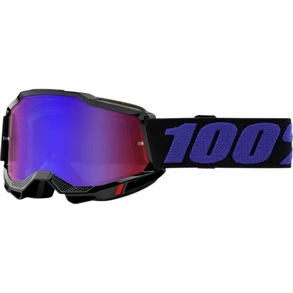 100% Accuri 2 Moto/MTB Goggle - Moore; Mirror Red/Blue