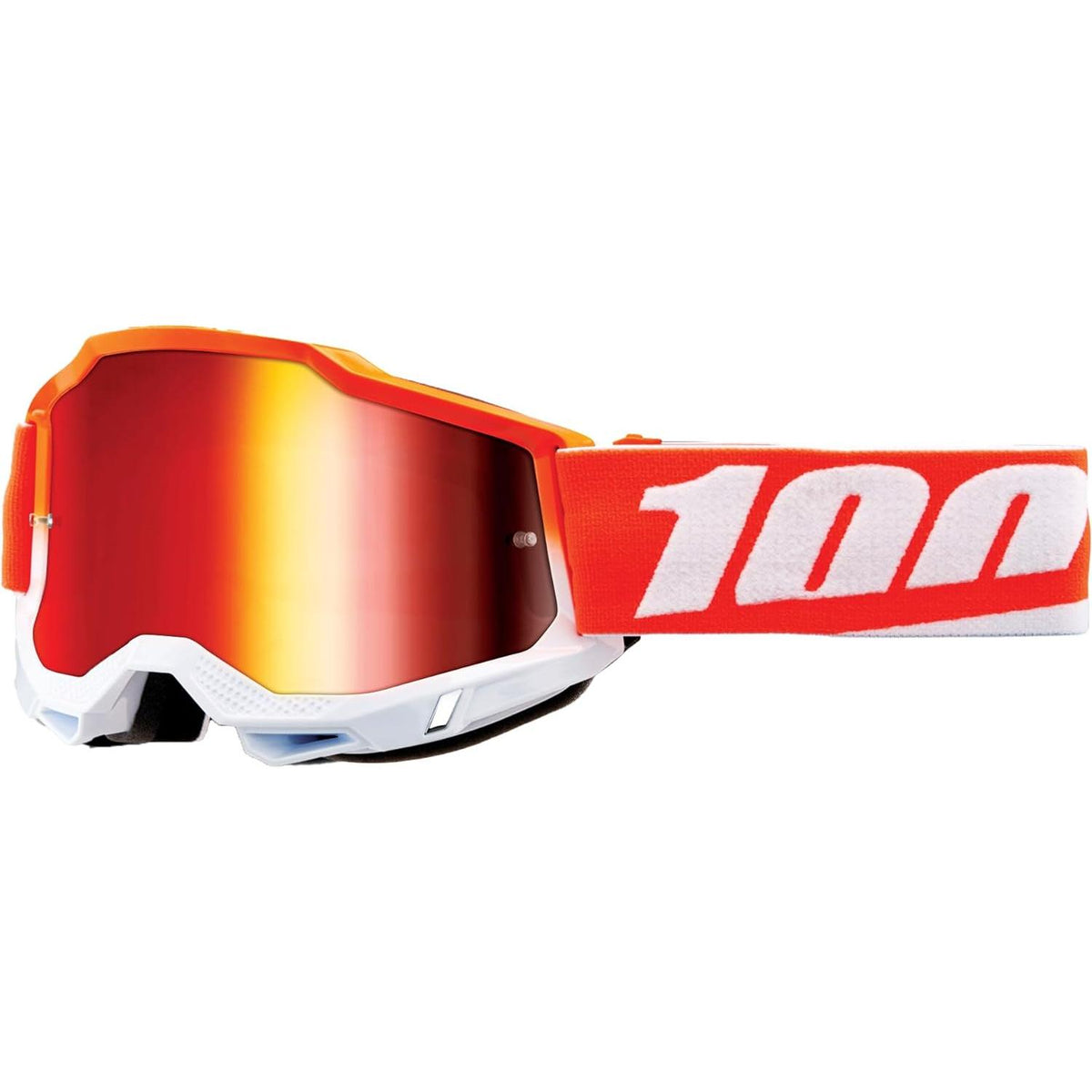 100% Accuri 2 Moto/MTB Goggle - Matigofun; Mirror Red