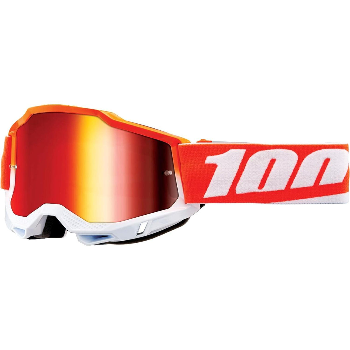 100% Accuri 2 Moto/MTB Goggle - Overlord; Mirror Silver