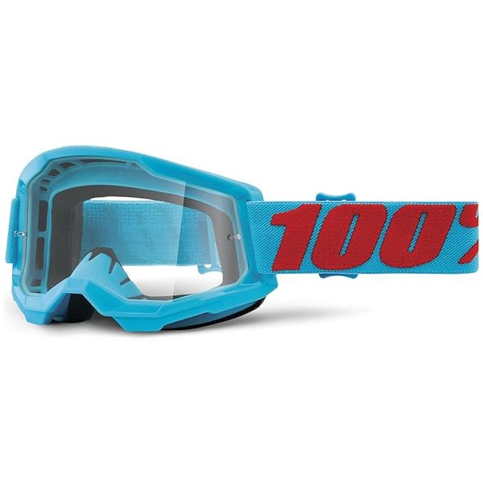 100% Strata 2 Moto/MTB Goggle - Summit; Clear