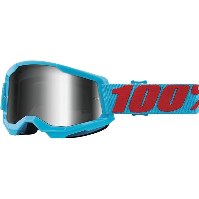 100% Strata 2 Moto/MTB Goggle - Blue; Clear