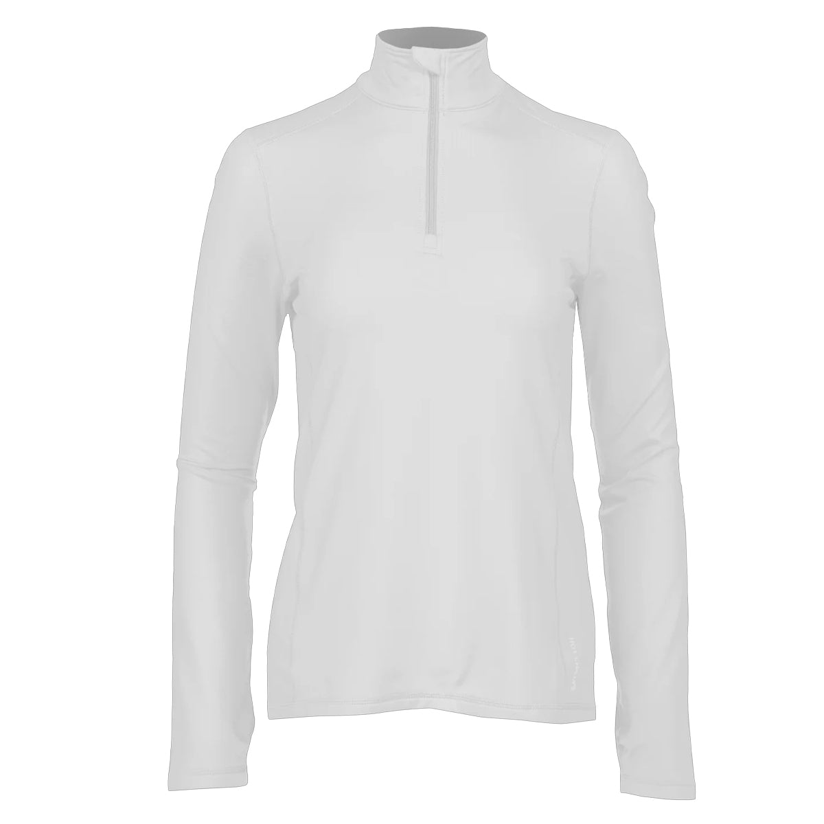 Hot Chillys Women's Micro-Elite Chamois Solid Zip-T