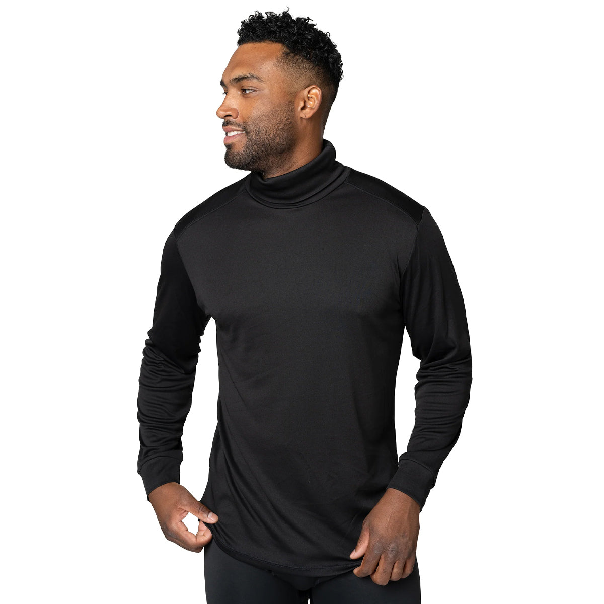 Hot Chillys Men's Peach Skins Roll T-Neck