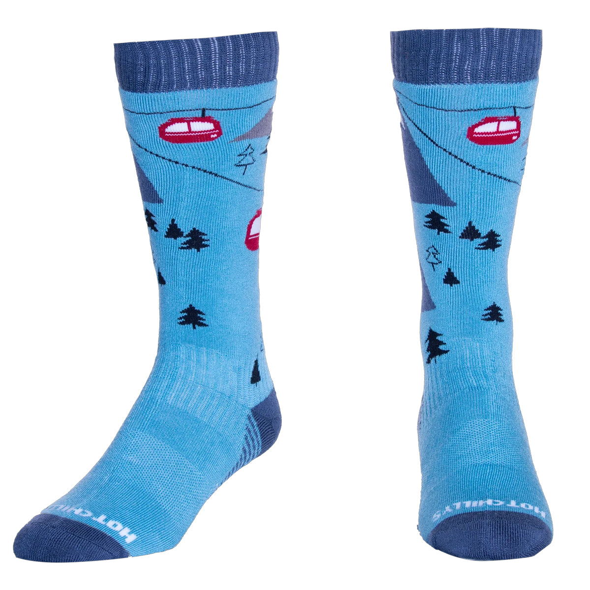 Hot Chillys Adult Gondola Fiesta Mid Volume Sock