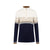 Navy Bronze Beige Offwhite / Large