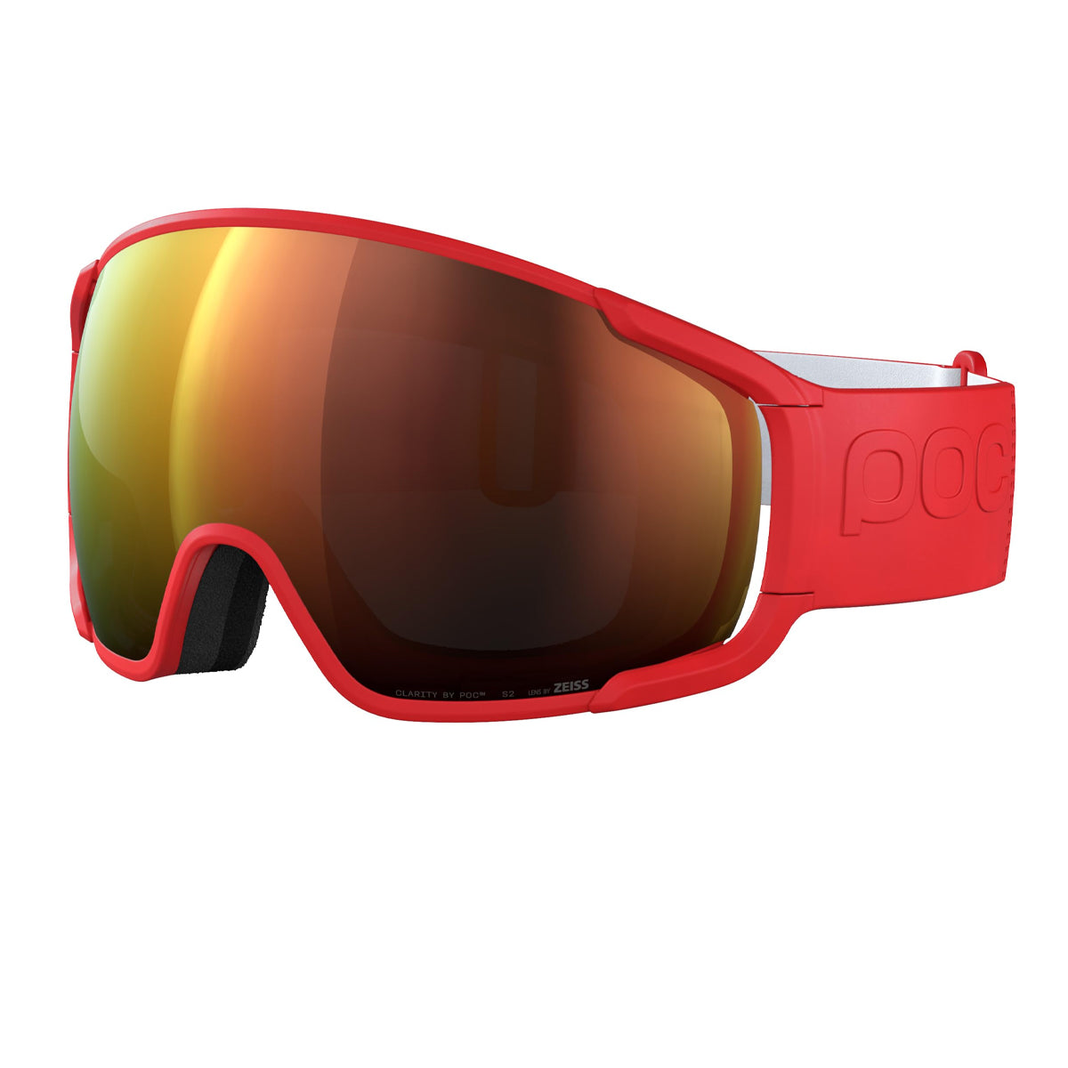 POC Sports Zonula Goggles - Prismane Red; Partly Sunny Orange