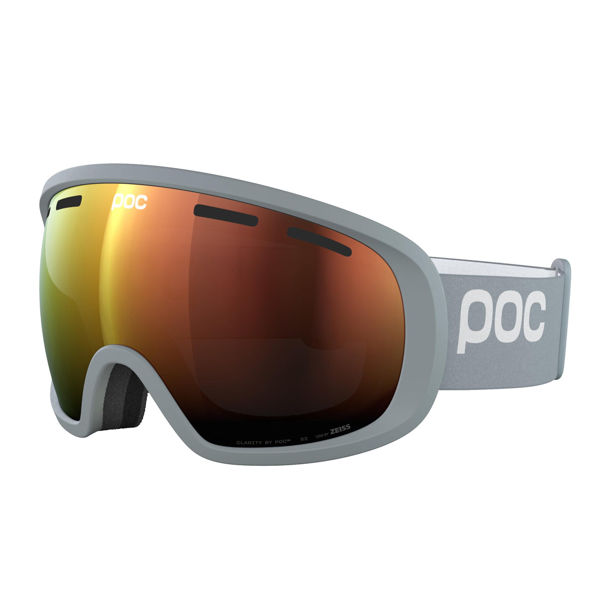 POC Sports Fovea Goggles - Granite Grey; Partly Sunny Orange