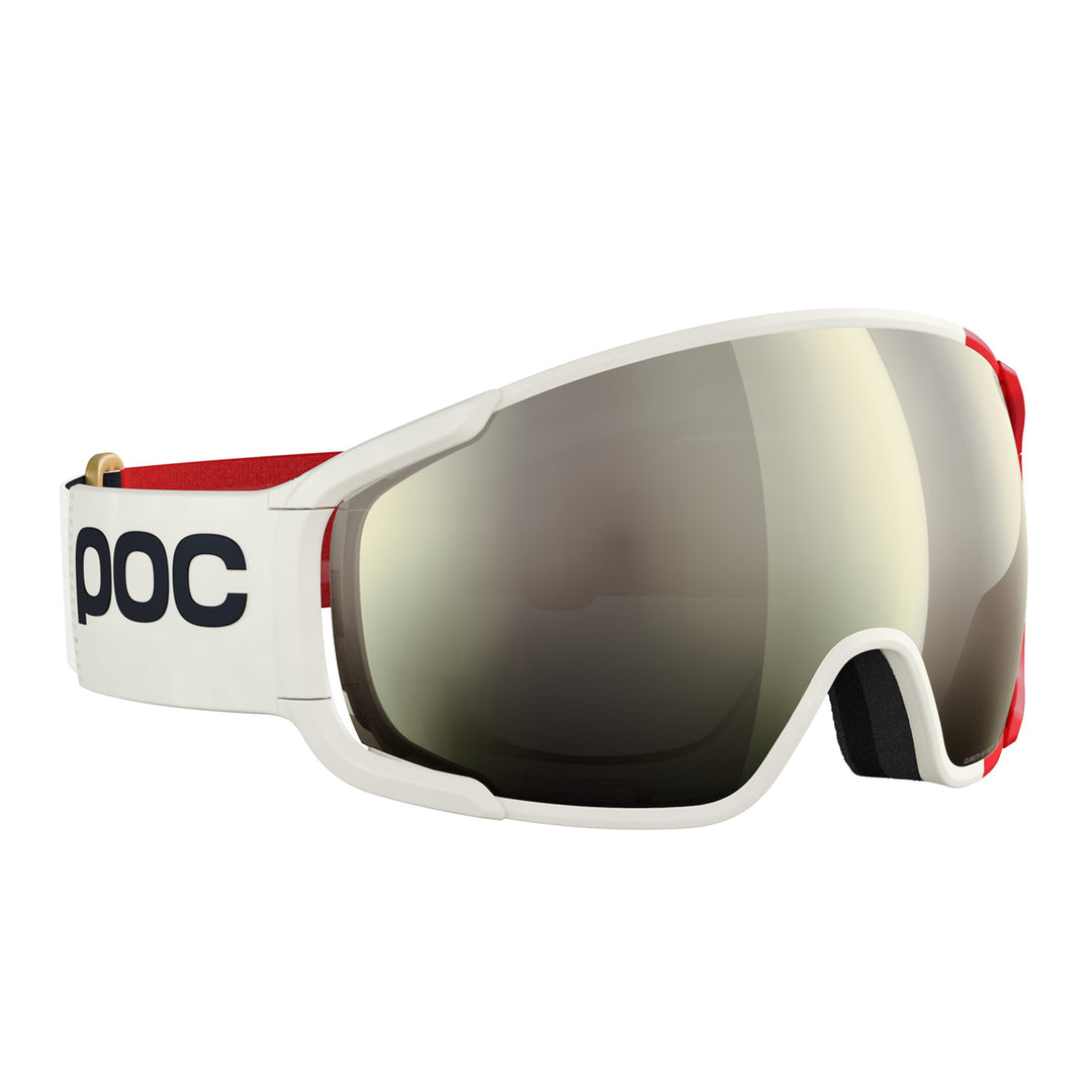 POC Sports Zonula Goggles - Rouge; Blanc/Partly Sunny Ivory