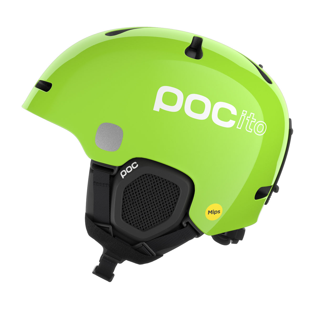 POC Sports Youth POCito Fornix MIPS Helmet - Fluorescent Yellow/Green - Medium/Large