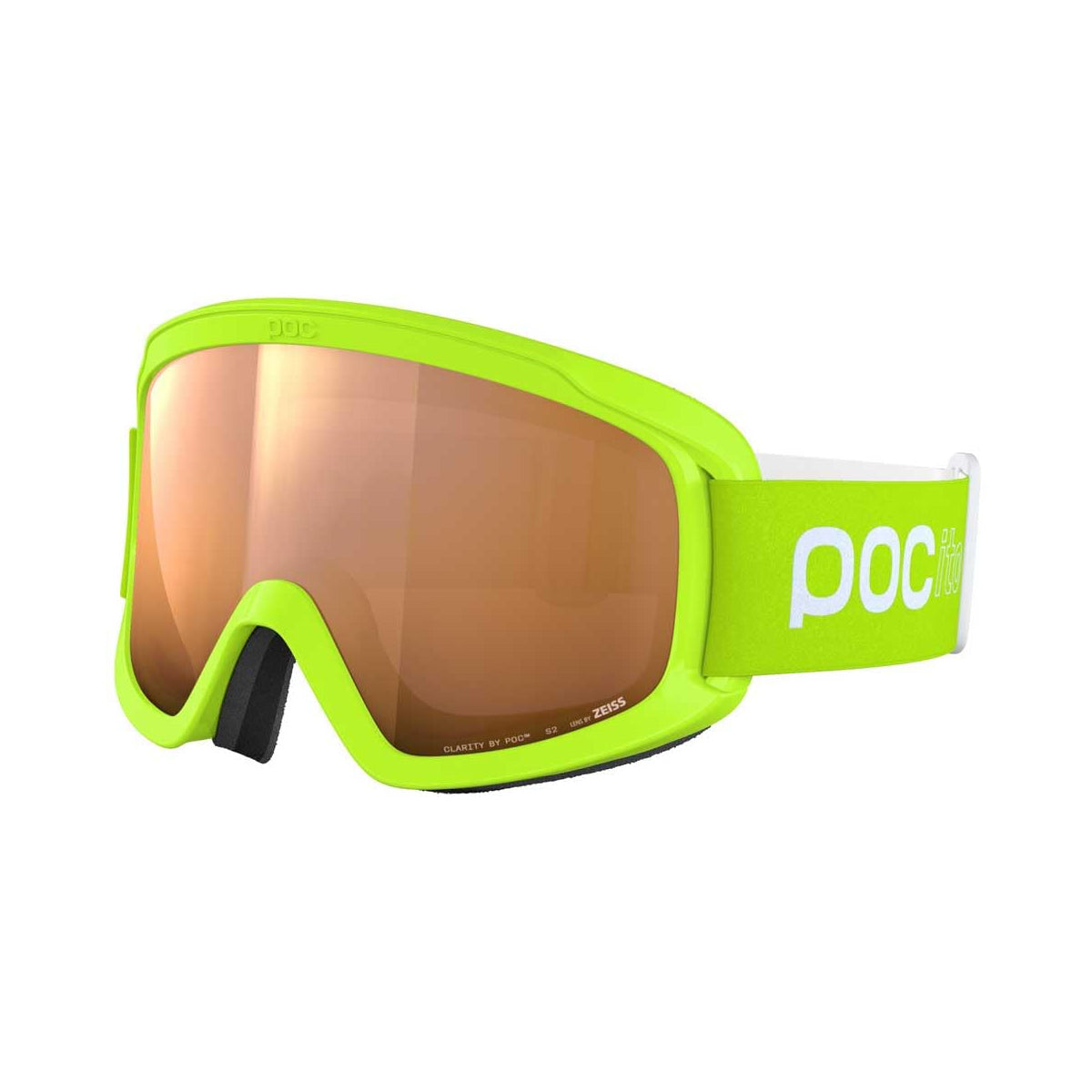 POC Pocito Opsin Goggle Fluorescent Yellow/Green/Partly Sunny Light Orange