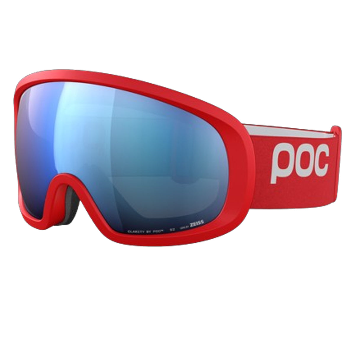 POC Sports Fovea Mid Goggles - Prismane Red; Partly Sunny Blue