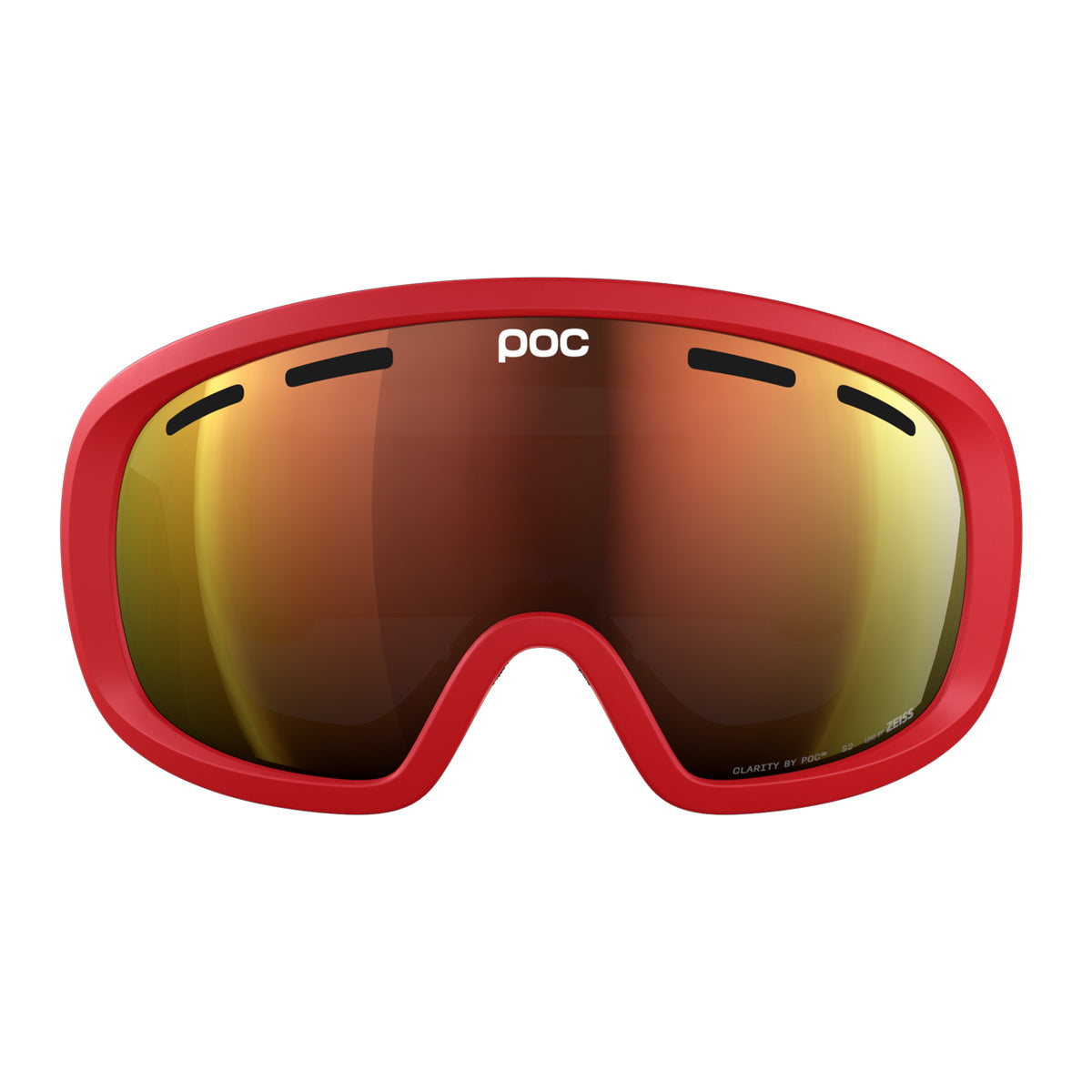 fovea poc goggles POC Sports Fovea Mid Goggles - Prismane Red; Partly Sunny Orange