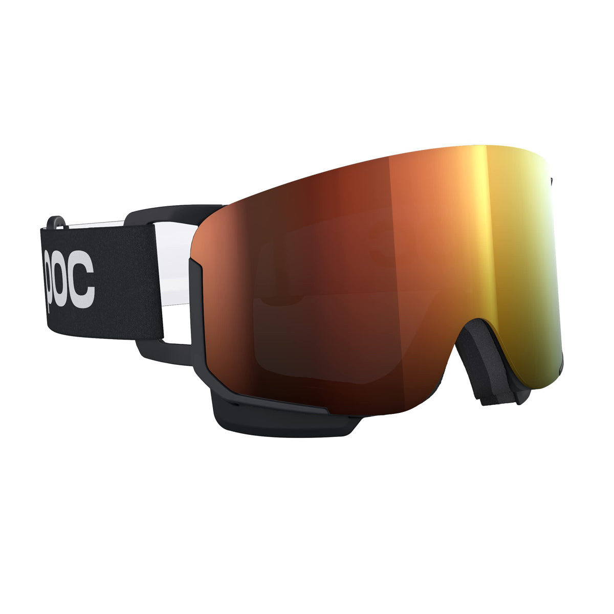POC Sports Nexal Goggles - Uranium Black; Partly Sunny Orange