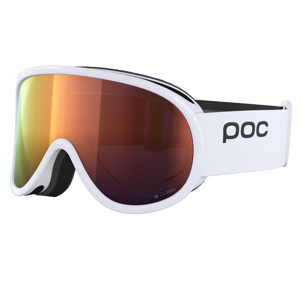 POC Sports Retina Goggles - Hydrogen White; Partly Sunny Orange