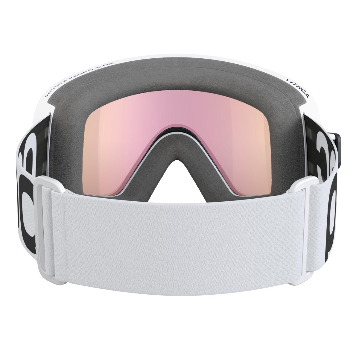 POC Sports Vitrea Goggles - Hydrogen White; Partly Sunny Orange