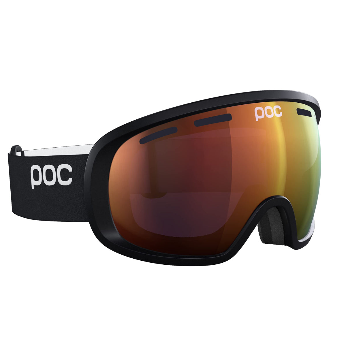 POC Sports Fovea Goggles - Uranium Black; Partly Sunny Orange