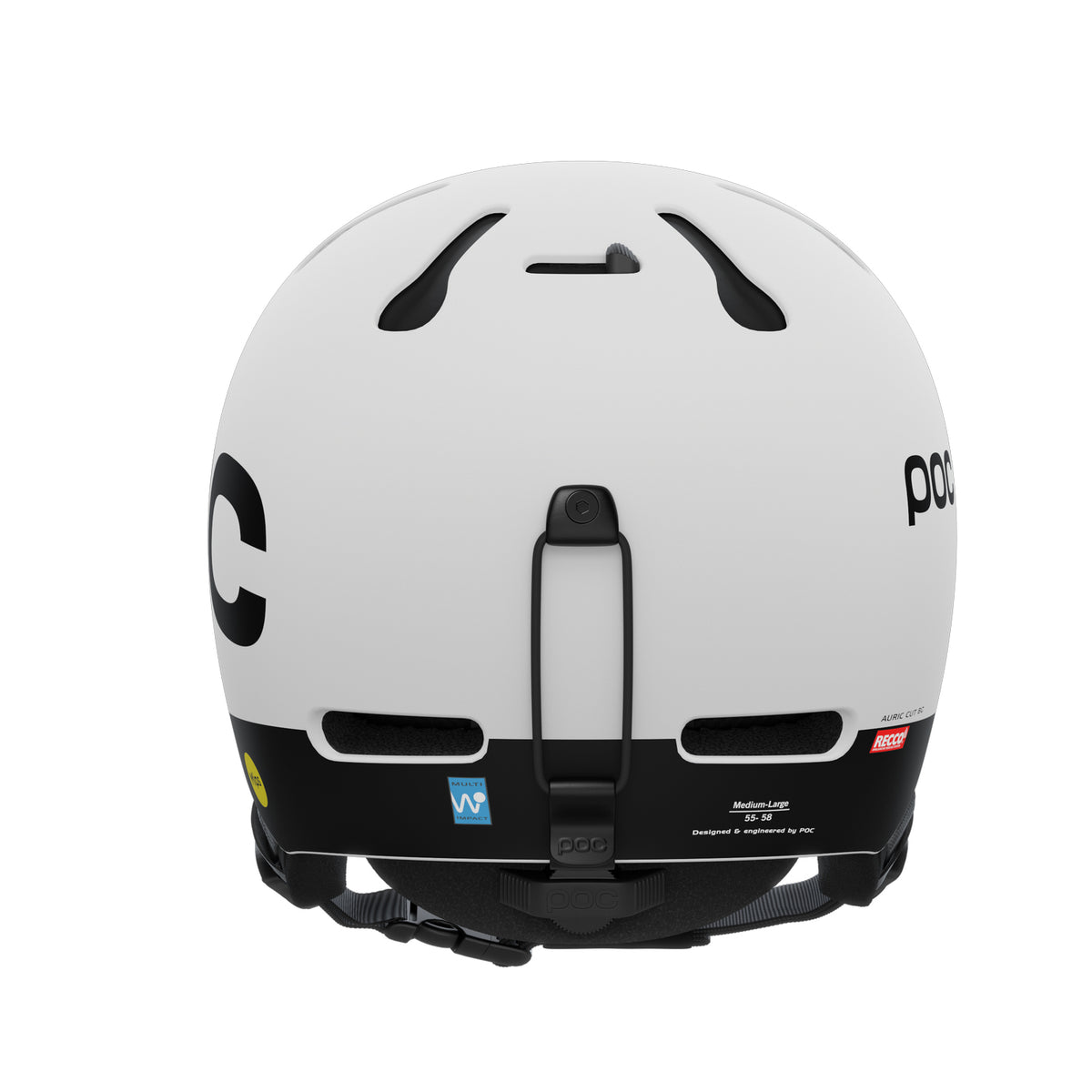 POC Sports Auric Cut BC MIPS Helmet - Hydrogen White Matt - X-Small/Small