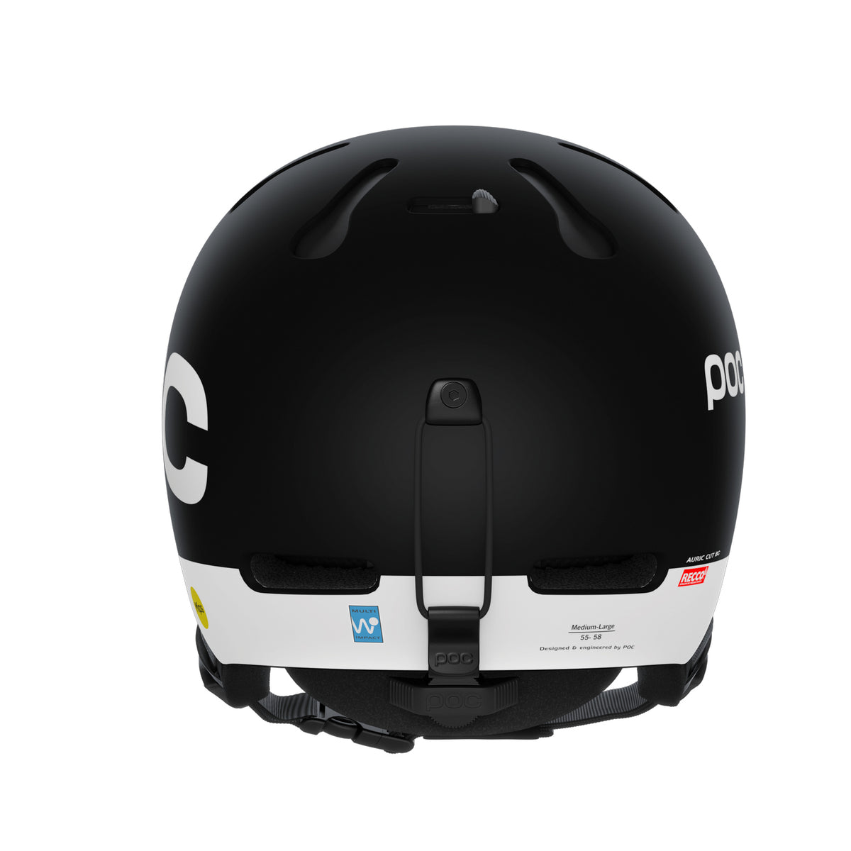 POC Sports Auric Cut BC MIPS Helmet - Uranium Black Matt - X-Large/XX-Large
