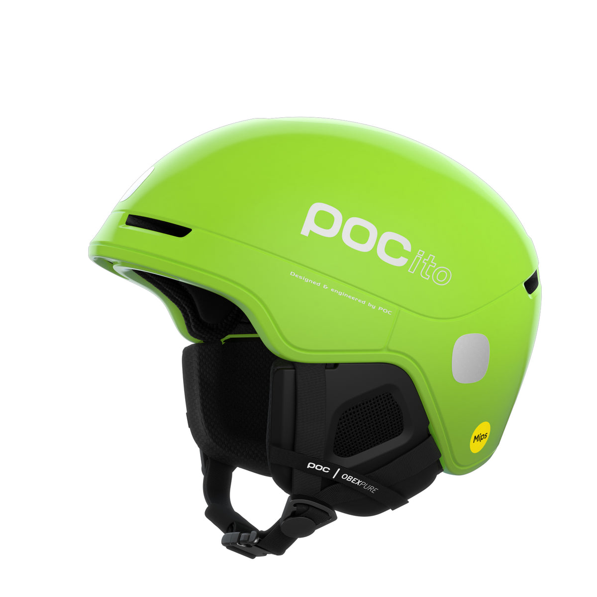 POC Sports Youth POCito Obex MIPS Helmet - Fluorescent Yellow/Green - X-Small/Small