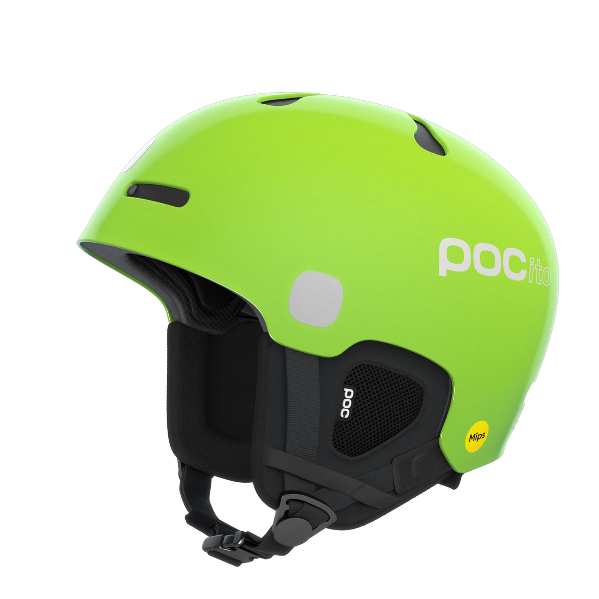 POC Sports Youth POCito Auric Cut MIPS Helmet - Fluorescent Yellow/Green - Medium/Large