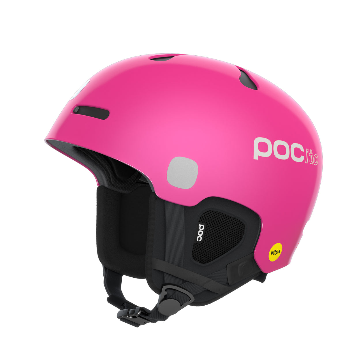 POC Sports Youth POCito Auric Cut MIPS Helmet - Fluorescent Pink - Medium/Large